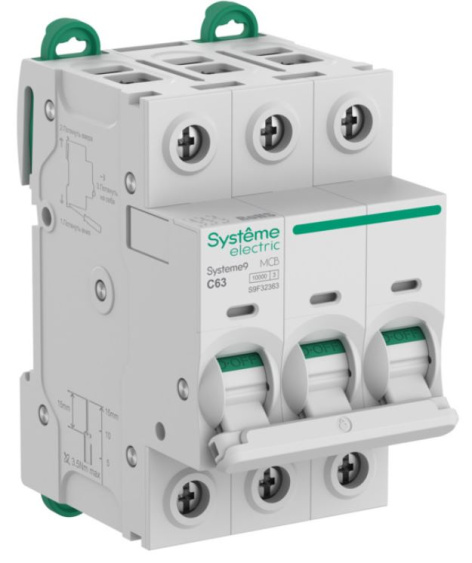 Изображение товара Автоматический выключатель Systeme Electric 63А IP20 для защиты цепей