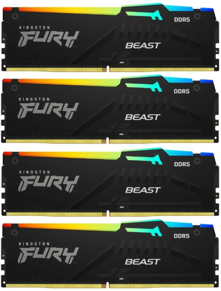 фото Модуль памяти DDR5 64GB (4*16GB) Kingston FURY KF552C40BBAK4-64 в Самаре
