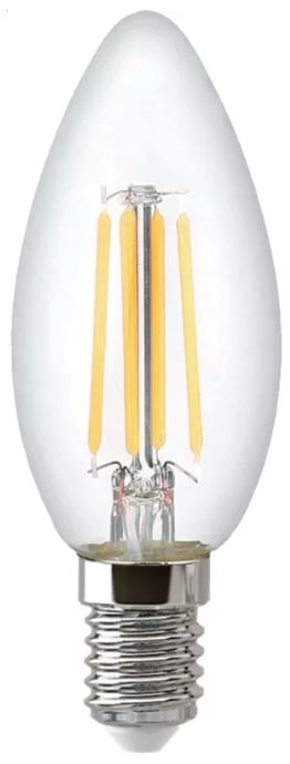 

Лампа светодиодная Thomson TH-B2066 филаментная свеча 5W 545Lm E14 4500K, TH-B2066