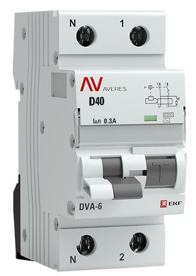 фото Автомат дифференциальный EKF rcbo6-1pn-40D-300-ac-av в Красноярске