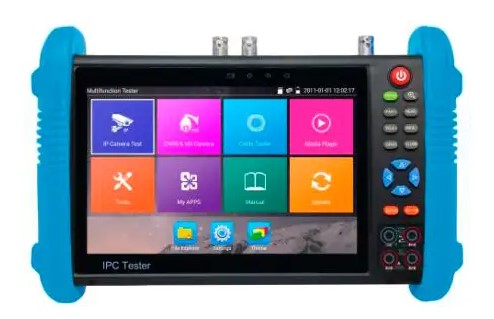 

Expert-7IP/MG гибридный видеотестер (монитор монтажника) Hunter (CVBS, AHD, TVI, CVI lj 8 Мп и IP до 4K ) слот для SD карты/с Touch Screen, _