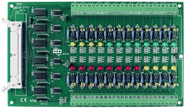 

Плата ICP DAS DB-24P CR 24 Channel OPTO-22 Compatible Opto-Isolated Inputs Board, DB-24P CR