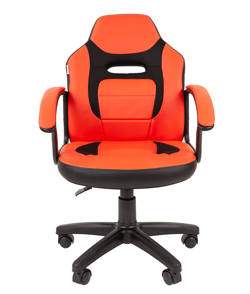 

Кресло офисное Chairman Kids 110 Chairman 7049364 экопремиум черный/красный, Kids 110
