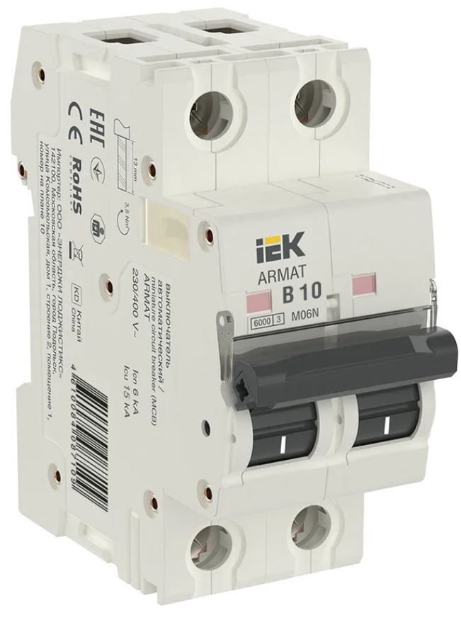 Автоматический выключатель IEK AR-M06N-2-D016