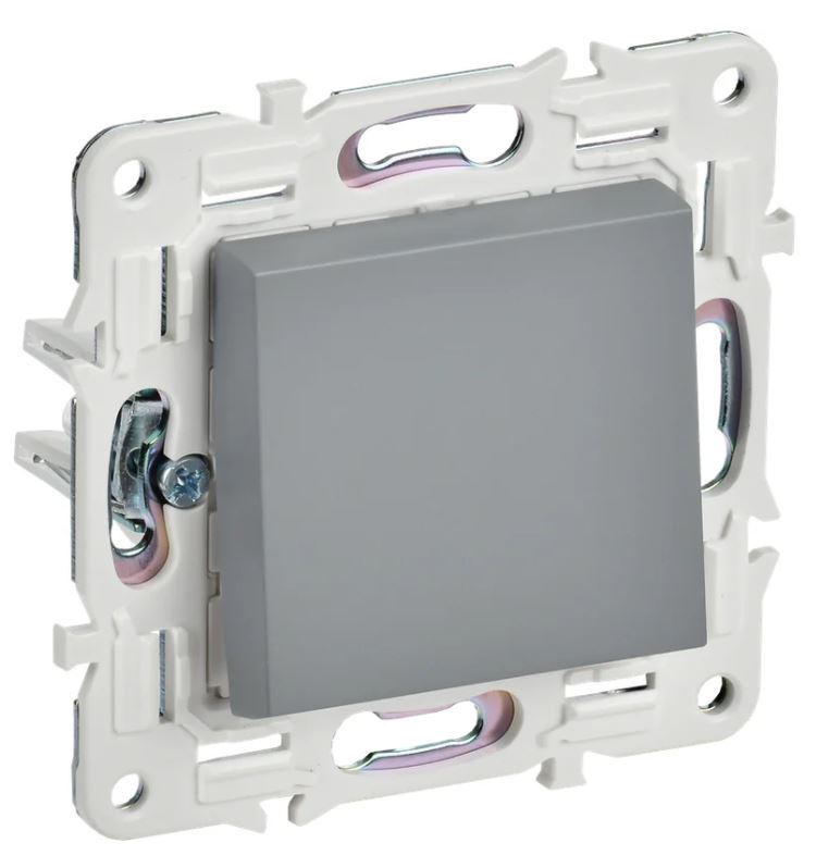 

Выключатель кнопочный IEK SK-V17-0-10-K03 SKANDY 10А SK-V14Gr серый, SK-V17-0-10-K03