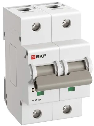 

Автоматический выключатель EKF mcb47125-2-100D 2P 100А (D) 15кА ВА 47-125 PROxima, mcb47125-2-100D
