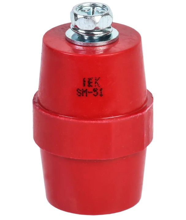 

Изолятор IEK YIS11-51-15-B SM51 (М8) силовой с болтом, YIS11-51-15-B