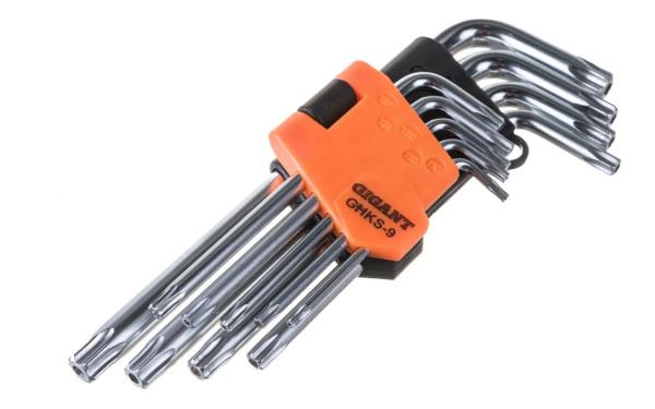Изображение товара Набор ключей Gigant GHKS-9 9 шт прочный и надежный инструмент