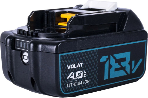Изображение товара Аккумулятор VOLAT VT-MAK-BL1850LED-4 18В 4000 мАч для Makita