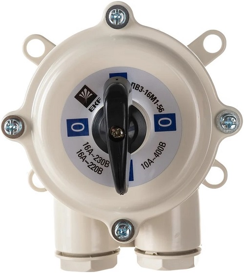 

Выключатель EKF pv-3-16-4 пакетный ПВ 3-16 М1 пл. IP56, pv-3-16-4