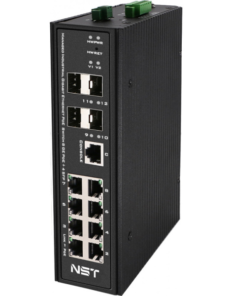 фото Коммутатор промышленный NST NS-SW-8G4G-SPL/IM в Уфе