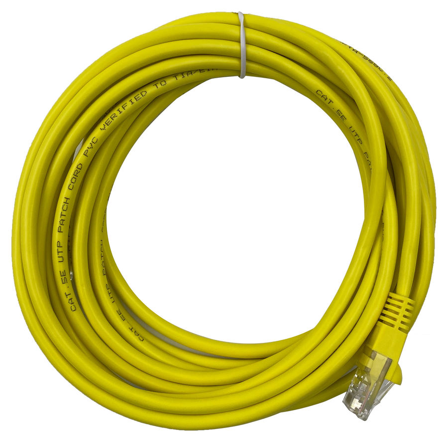 

Кабель патч-корд U/UTP 5e кат. 5м Buro 1645935 желтый RJ-45 (m)-RJ-45 (m), 1645935