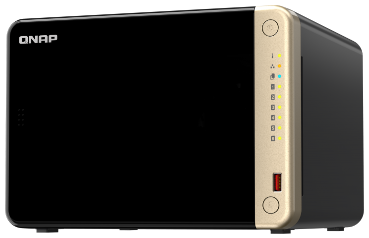 

Сетевой RAID-накопитель QNAP TS-664-8G 6 отсеков 3,5"/2,5", 2 слота M.2 2280 NVMe, 2 порта 2,5 GbE BASE-T, HDMI-порт. Intel Celeron N5095 2,0 ГГц (2,, TS-664-8G