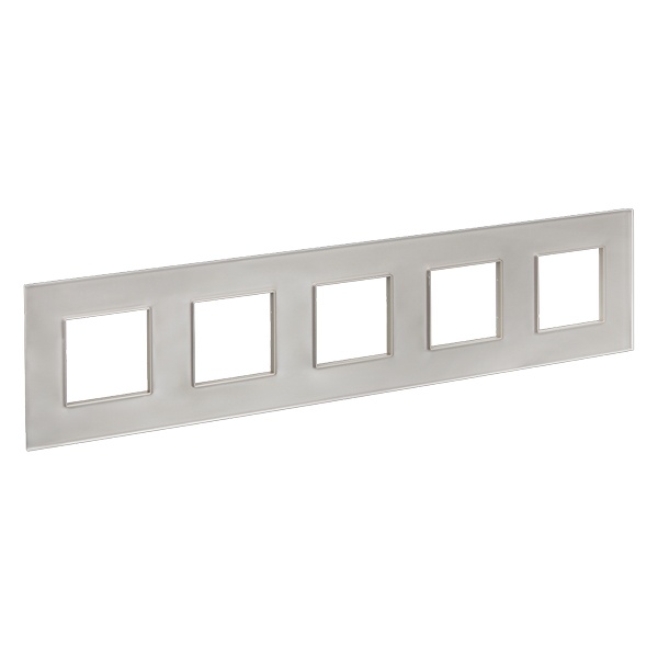 

Рамка пятерная IEK SK-M52-G-K37 SKANDY SK-F25Sh стекло шампань, SK-M52-G-K37