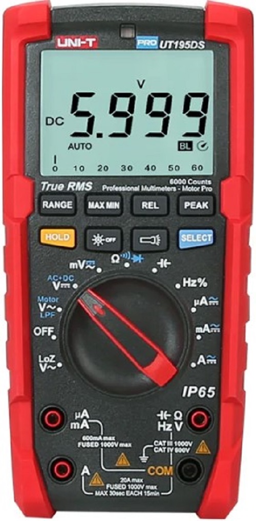 

Мультиметр UNI-T UT195DS профессиональный, UT195DS