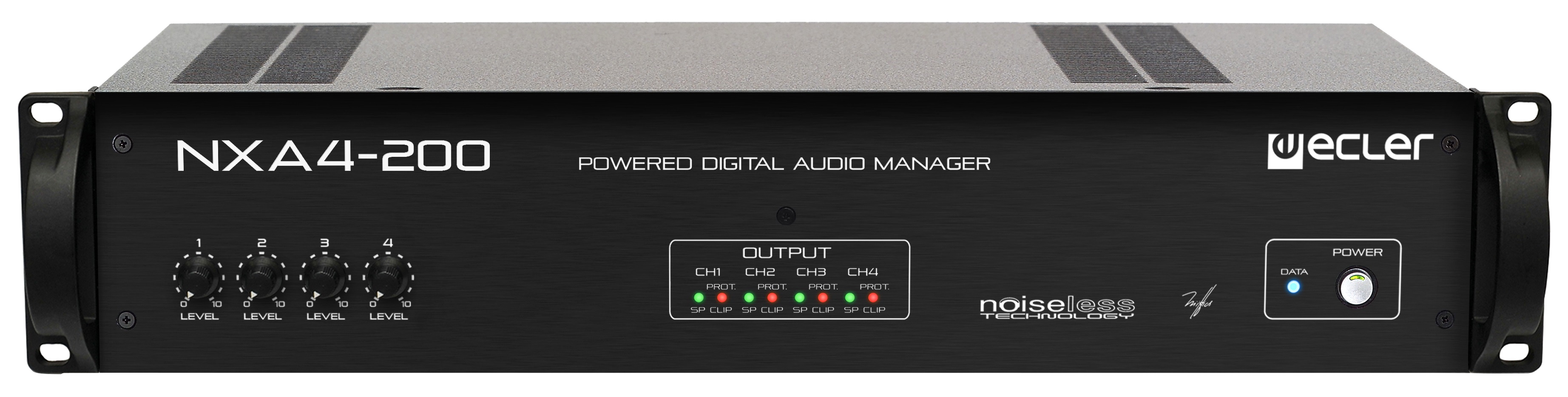 

Микшер-усилитель Ecler NXA 4-200 с DSP-процессором по 200 Вт RMS на канал, NXA 4-200