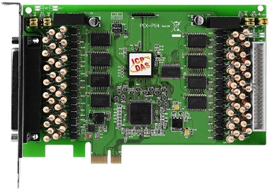 

Плата ICP DAS PEX-P64 PCI Express, 64-channel Optically Isolated Digital Input Board. (RoHS)Includes one CA-4037B cable and two CA-4002 D-Sub connecto, PEX-P64