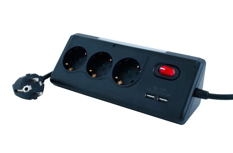 

Удлинитель сетевой Старт С/У S 3x1 ZDV 2USB компактная колодка на 3 розетки,1,5 м, провод ПВС 3x1 мм², 16А, 3500 Вт, 2 USB порта макс. мощность 2,1 А,, С/У S 3x1 ZDV 2USB