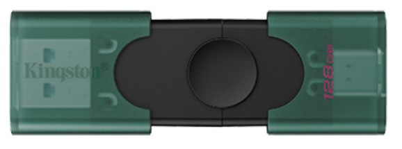 Изображение товара Kingston DataTraveler Duo 128GB USB 3.0 USB Type-A и Type-C накопитель