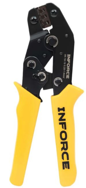Изображение товара Пресс-клещи Inforce 06-19-19 механические, сменная вкладка, лепестковая форма