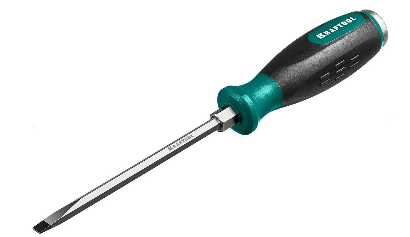 

Отвертка Kraftool Impact 250033-6 Kraftool ударная, сквозной стержень из Cr-Mo стали, Impact