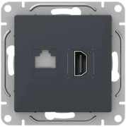 фото Розетка HDMI  EKF UP1-SOG-HDMI-RJ45
