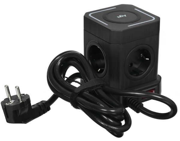 Изображение товара Сетевой фильтр AGNI TP-VE4U5E-C-W 5м с USB Type-A и C быстрое зарядное устройство