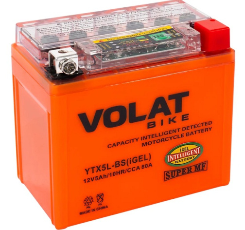Изображение товара Батарея VOLAT YTX5L-BS(iGEL)Volat