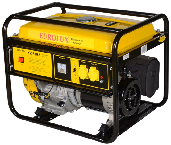 Изображение товара Бензиновый генератор Eurolux G6500A 5.5 кВт, 4-тактный, ручной старт