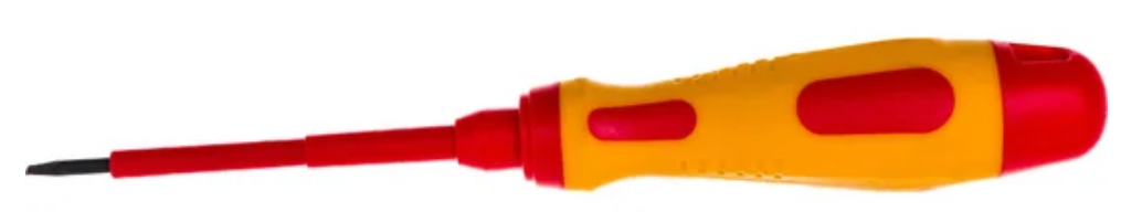 

Отвертка Kraftool Expert 250083-2.5-075 Kraftool высоковольтная, Cr-Mo-V стержень, двухкомпонент. маслобензостойкая рукоятка, SL, 2,5x75мм., Expert