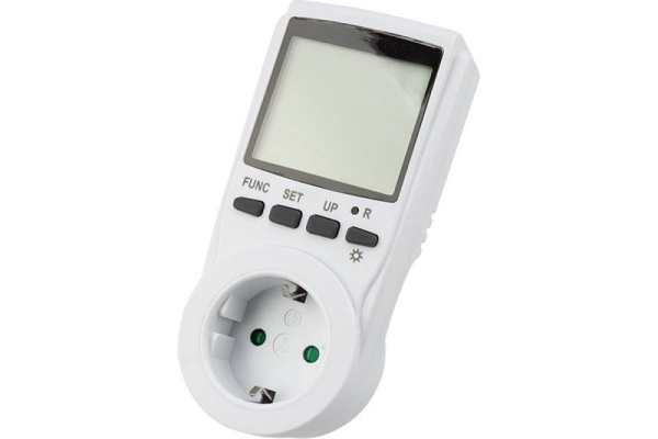 Изображение товара Ваттметр Rexant 10-6100 с подсветкой и ЖК-дисплеем для контроля энергии