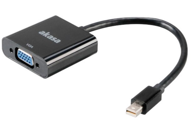 

Конвертер AKASA AK-CBDP07-20BK Mini-DP to VGA, 20cm, AK-CBDP07-20BK