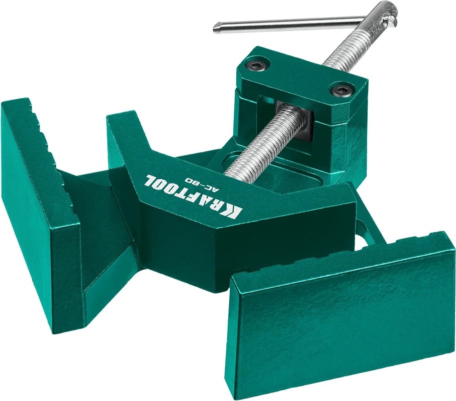 

Струбцина Kraftool AC-80 32202 Kraftool алюминиевая угловая, глубина зажима 70мм., AC-80