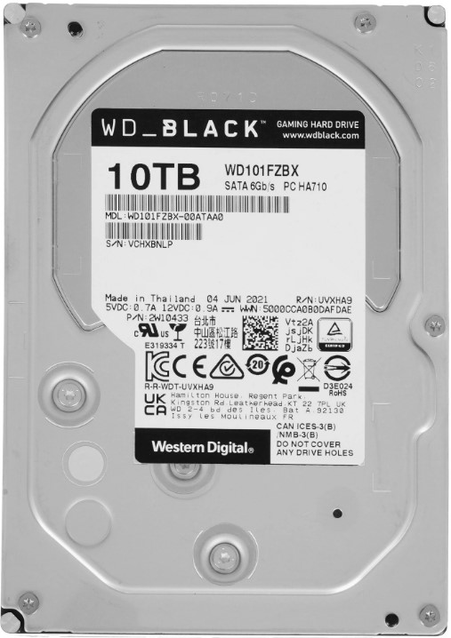 

Жесткий диск 10TB SATA 6Gb/s Western Digital WD102FZBX 7200rpm 512MB, WD102FZBX