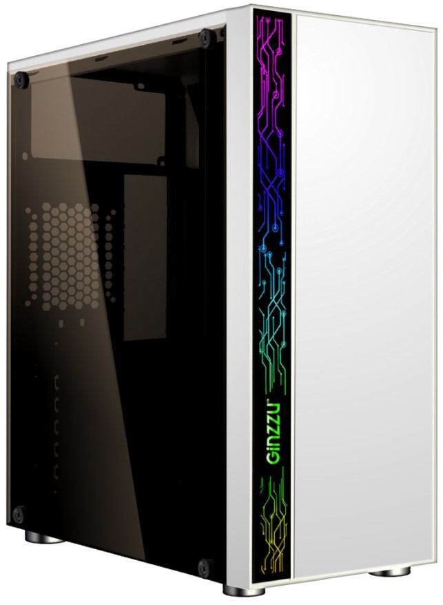 

Корпус ATX Ginzzu A390 без БП, боковая панель из закалённого стекла, USB 3.0, USB 2.0, A390