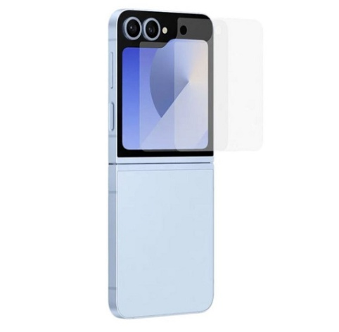 Изображение товара Защитная пленка Samsung EF-UF741CTEGRU для Galaxy Z Flip6 2 шт. глянцевая из PET
