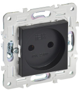 фото Розетка без заземления  IEK SK-R10-10-K02