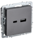 фото Розетка USB  IEK BR-U22-018-K46 в Самаре