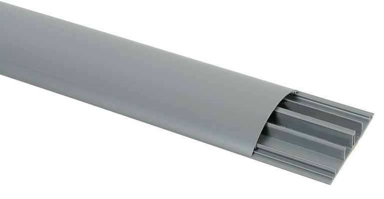 

Кабель-канал Rexant 28-5046 напольный 70х16мм, серый (42 м/уп), 28-5046