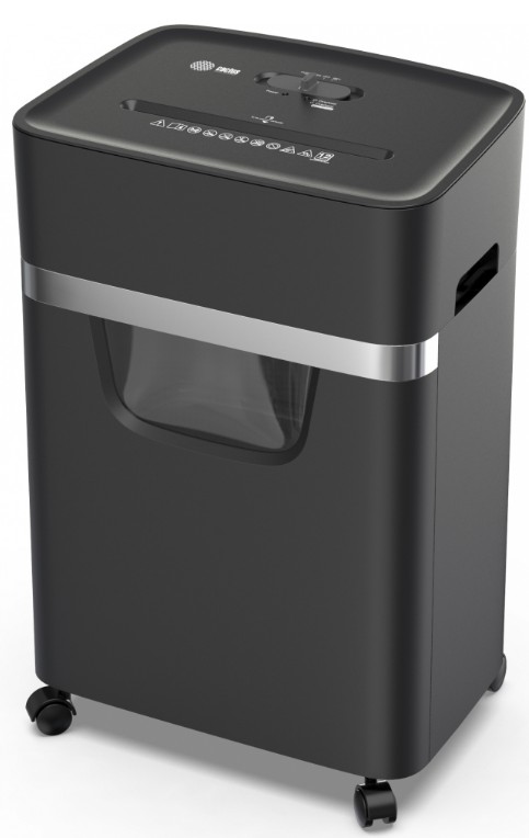 Уничтожитель бумаг Cactus CS-SH-E5 (секр.P-4) фрагменты 12лист. 20лтр. скрепки скобы пл.карты