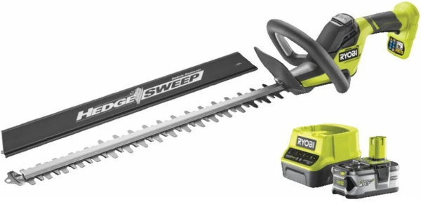Изображение товара Аккумуляторный кусторез Ryobi RY18HT55A-140 для аккуратной обрезки сада