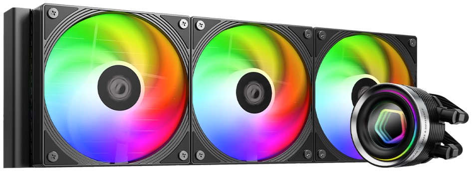 

Система охлаждения жидкостная ID-Cooling FX360 INF LGA1700/1151/1200/2066/AM5/AM4 (TDP 350W, ARGB, 4-pin PWM, 58CFM, 27.2dB, 2900RPM 3x120mm, black) R, FX360 INF