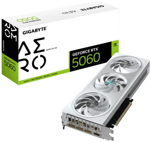 фото Видеокарта GIGABYTE GeForce RTX 5060 AERO OC (GV-N5060AERO OC-8GD) в Красноярске