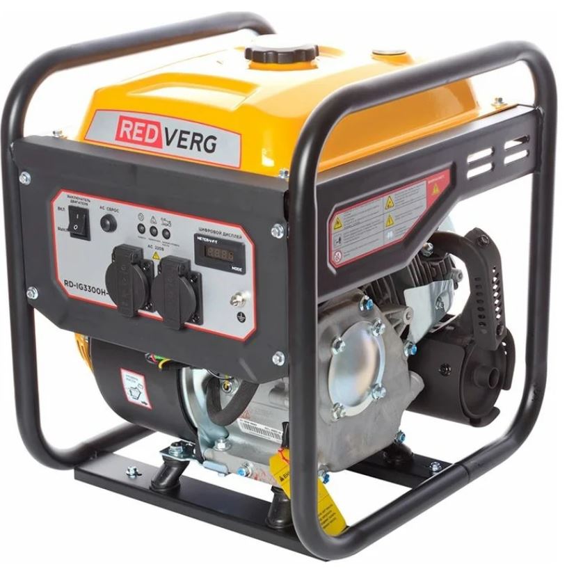 

Генератор бензиновый REDVERG RD-IG3300H-O 6678108 REDVERG инверторный открытого типа, RD-IG3300H-O