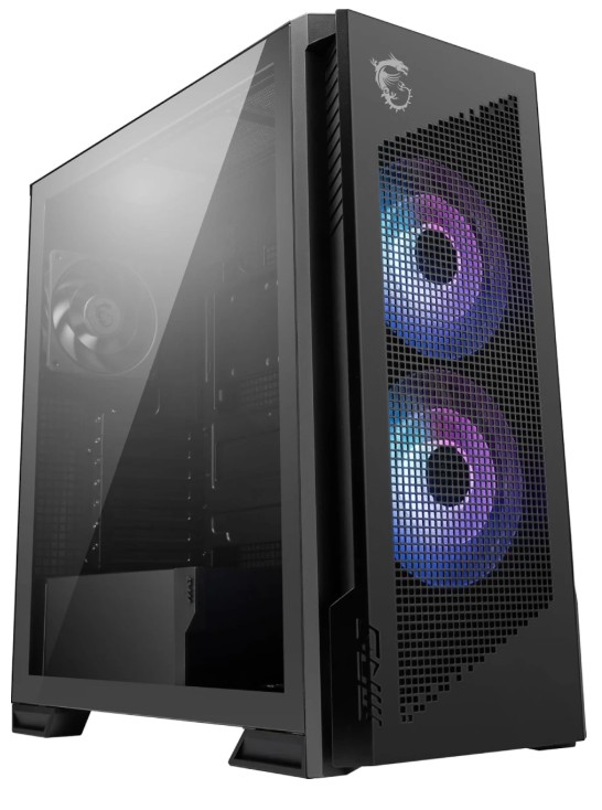 

Корпус eATX MSI MPG VELOX 300R AIRFLOW PZ 306-7G27R21-JA4 без БП, боковая панель из закалённого стекла, 2*USB 3.2, USB Type-C, MPG VELOX 300R AIRFLOW PZ