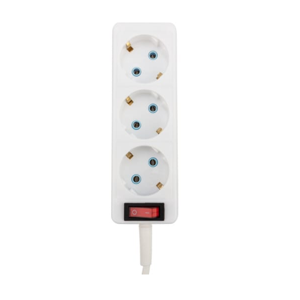 

Удлинитель PROconnect 11-7205 3 гнезда, 1.5 м, 3х0.75 мм2, с/з, с кнопкой, белый, 11-7205