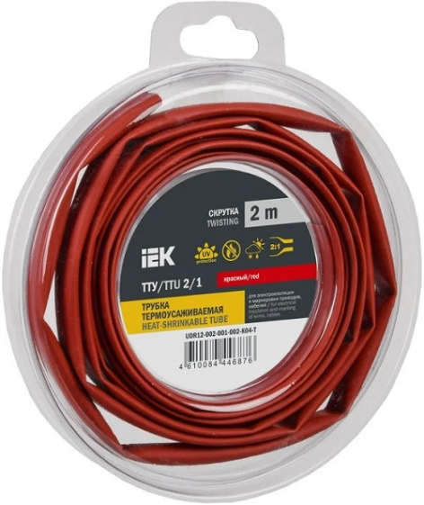 фото Трубка термоусадочная IEK UDR12-002-001-002-K04-T в Перми