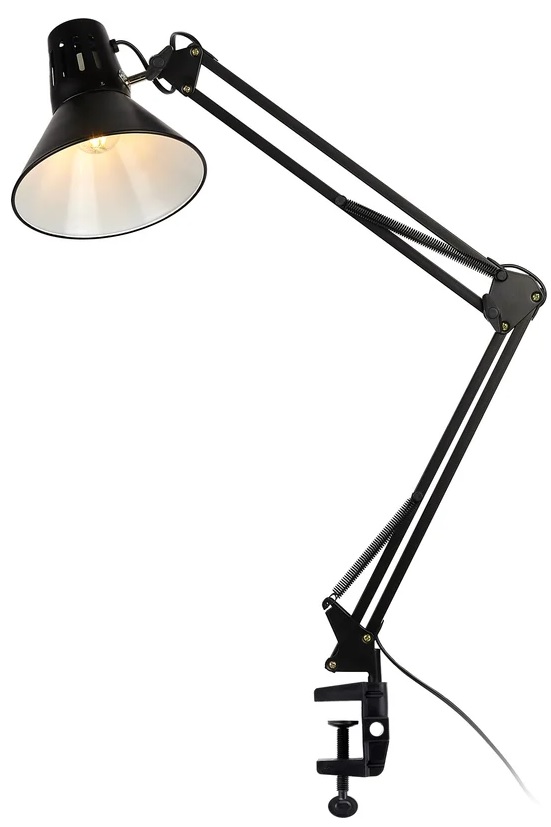 

Светильник ЭРА C0041454 настольный на струбцине черный N-121-E27-40W-BK, C0041454