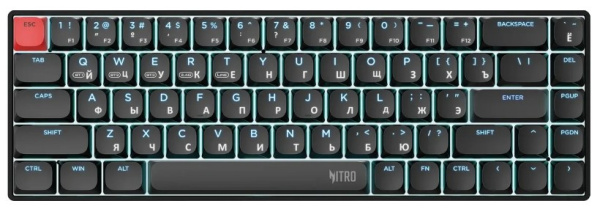 Изображение товара Acer OKR400 - беспроводная клавиатура, компактная, тихие клавиши