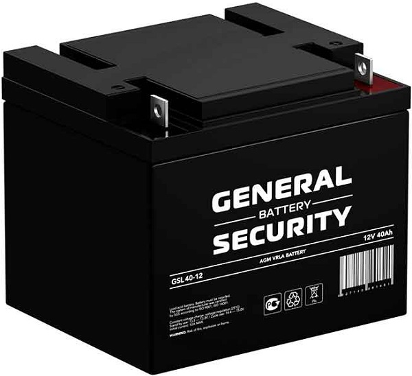 

Аккумулятор General Security GSL40-12, GSL40-12